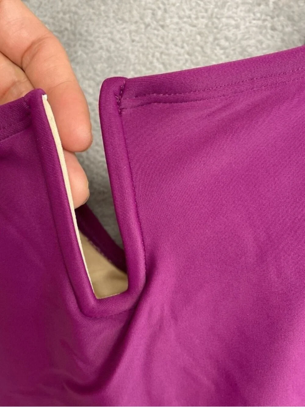 Purple Girls' One-Piece Swimsuit - Unbranded